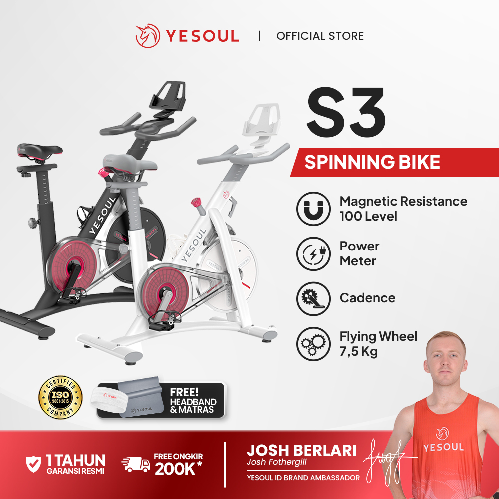 Yesoul S3 Home Smart Spinning Bike Indoor Sepeda Statis Fitness