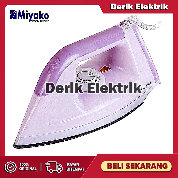SETRIKA BAJU MIYAKO EI 1008 M SETRIKA PAKAIAN IRON / SETRIKAAN / GOSOKAN / SETRIKA LISTRIK / STRIKA / SETRIKA MINI / SETRIKA MURAH DAN BAGUS PROMO