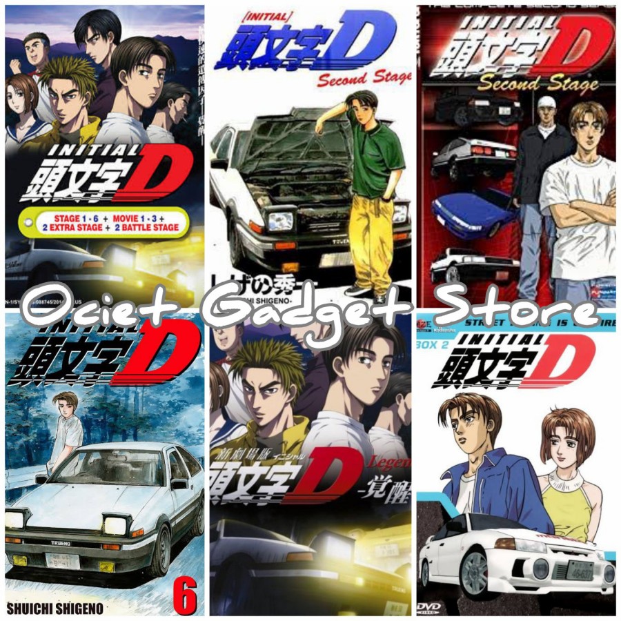 Flashdisk 16gb Film Anime Initial D Bonus Otg