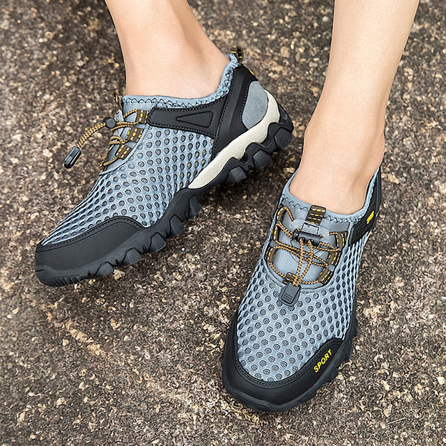 Leedoo Sepatu Hiking Outdoor Pria Sepatu Gunung Sneaker Casual Sepatu Adventure Shoes Touring MH205