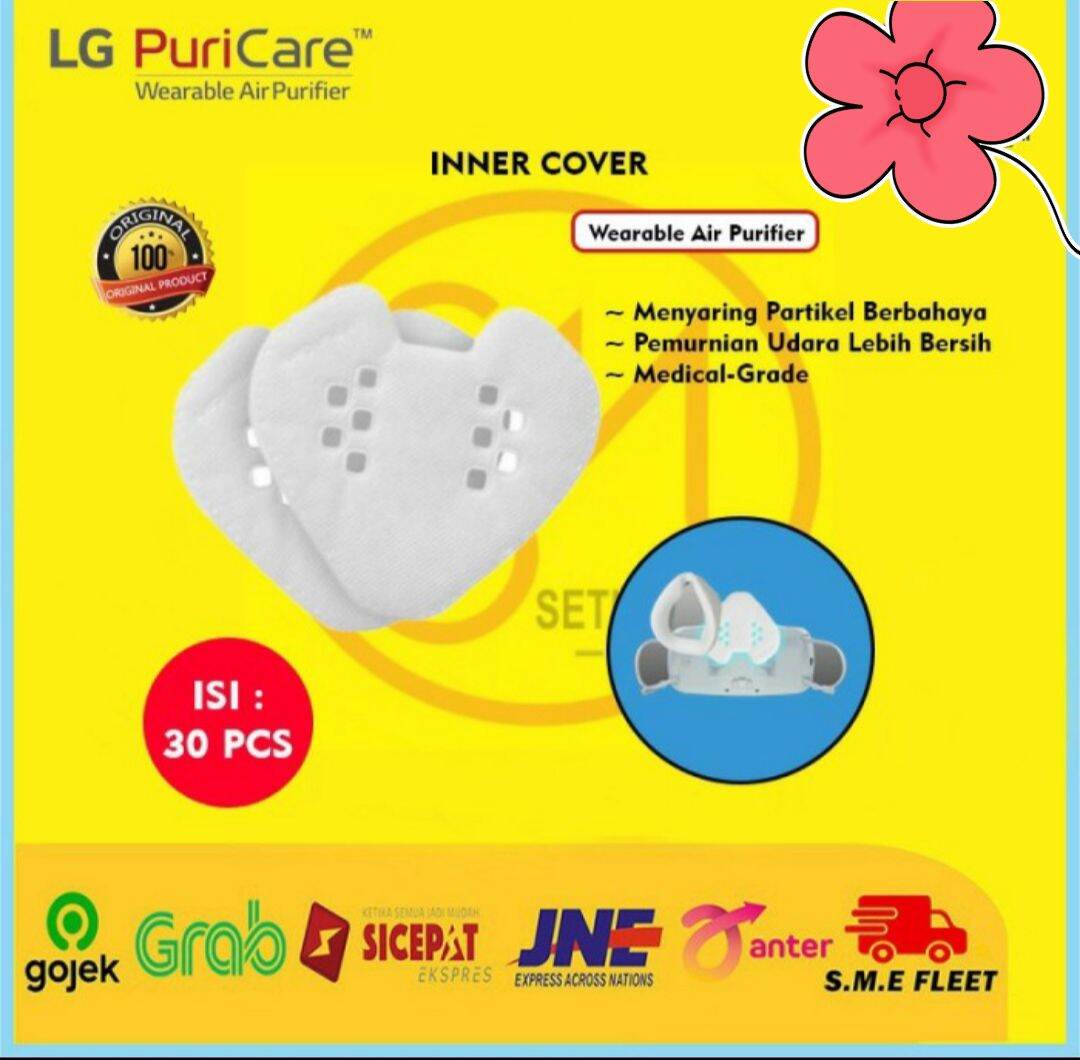 LG PURICARE Masker Air Purifier INNER Cover Original - isi 30 Pcs