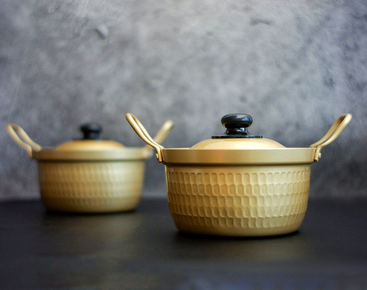 panci ramen korea kualitas premium 16cm - panci gold