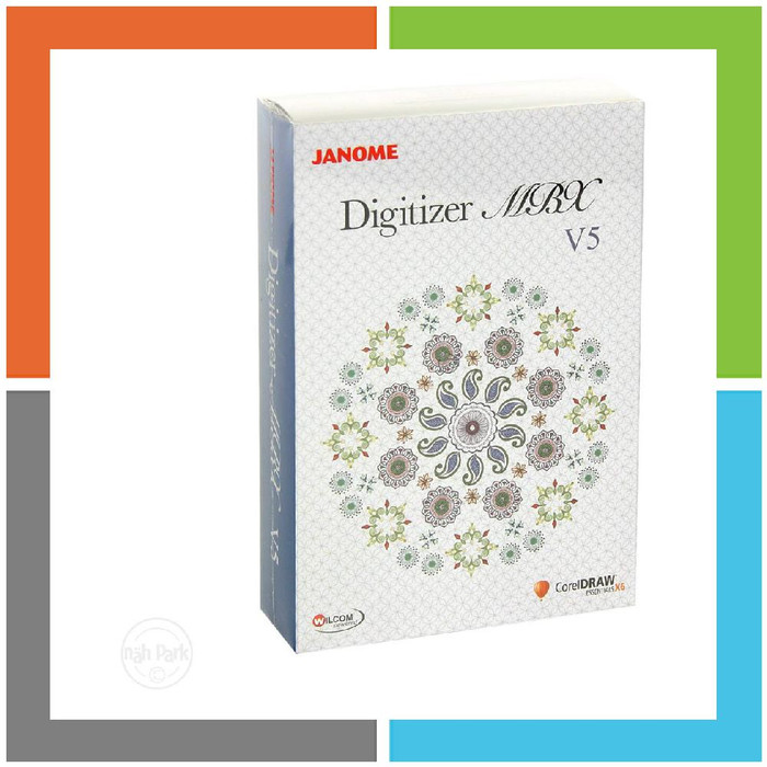 software mesin bordir komputer digitizer mbx v5 - janome by wilcom
