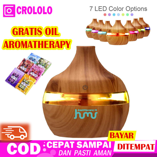 Ultrasonic Humidifier Aroma Essential Oil 300ml Humi KJR-J003 Aroma Terapi Humidifier Aroma Therapy Diffuser Minimalist Air Ultrasonic Aroma Humidifer Aromatherapy Air Humidifie Arhoma Therapy - Aroma Terapi - Pelembab Ruangan - Pewangi Ruangan