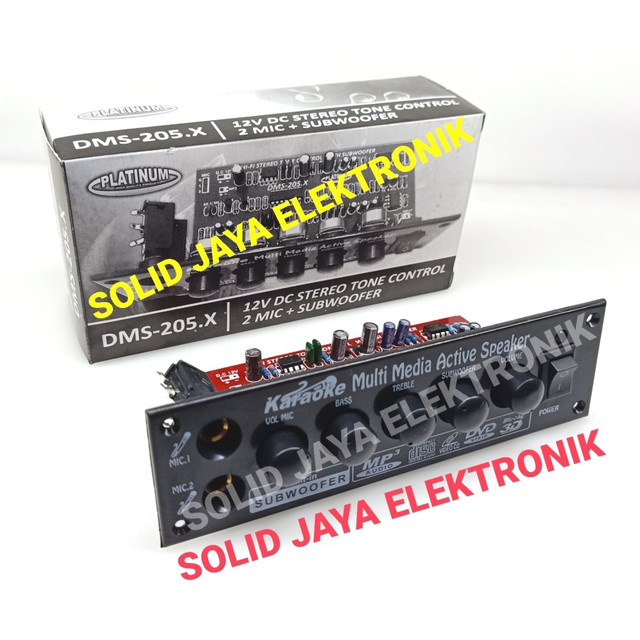 KIT TONE CONTROL AKTIF SUBWOOFER PLUS MIC MIC STEREO PLUS PANEL PLATINUM AUDIO 12V TONE KONTROL AKTIVE STEREO PLUS PANEL PLATINUM DMS205X DMS-205.X DMS-205 DMS 205.X DMS 205 TONE KONTROL AKTIF STEREO SUBWOOFER PLUS MIC 12 VOLT DC PLATINUM ASLI ORIGINAL