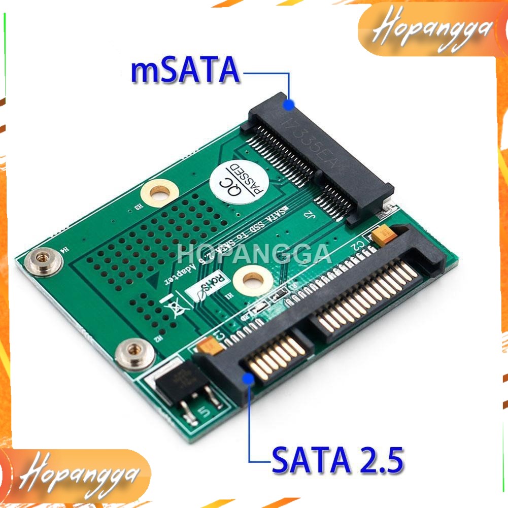 MSATA SSD PCIE to 2.5 Inch SATA Adapter 6.0gbps Converter