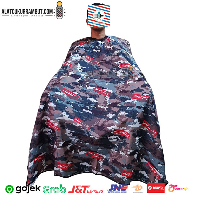 Kain Kep Barber Motif Supreme Kain Kep Barbershop