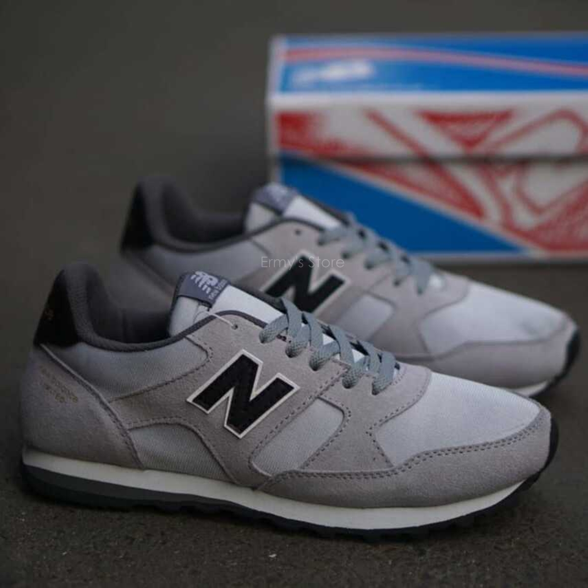 PROMO SPESIAL!!! - Sepatu NB Revlite Limited 574 Premium - Sepatu Running Pria Sport - Sneakers Kets Murah