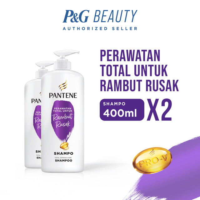 PANTENE Shampoo Total Damage Care 400ml x2