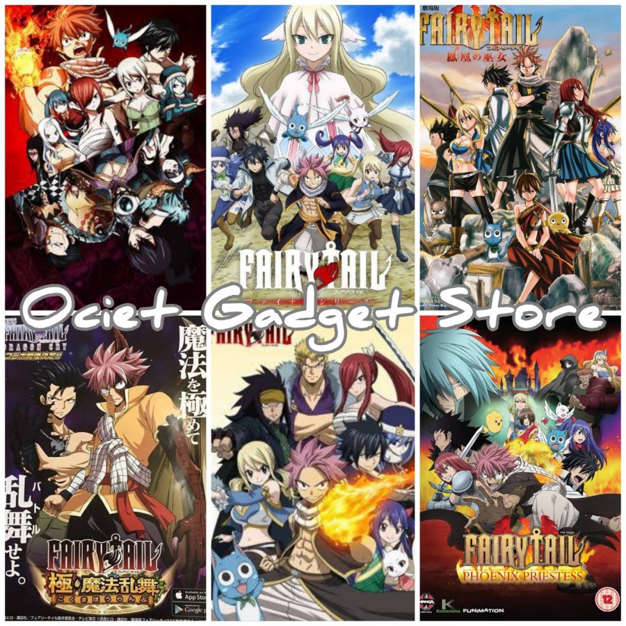 Flashdisk 64gb Film Anime Fairy Tail + 2 Otg