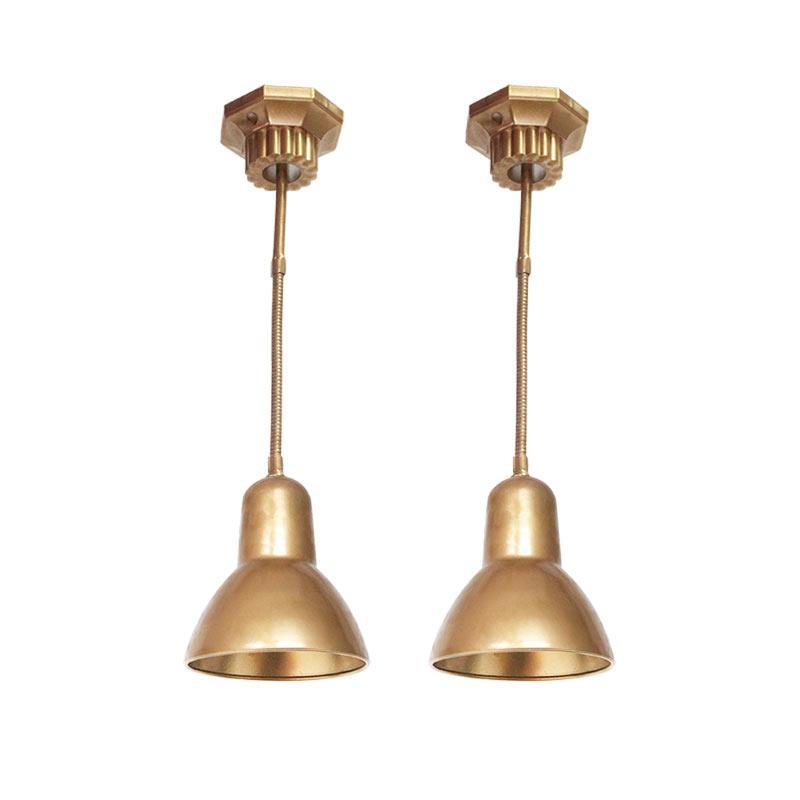 EELIC LHG-101 ISI 2 PCS LAMPU HIAS GANTUNG CLASSIC MODERN LAMPU HIAS GANTUNG KAP KLASIK DENGAN TIANG FLEXIBLE