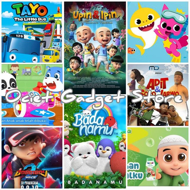 Edukasi Anak Belajar Bermain Tontonan Mendidik film & Lagu DI Usb 32GB