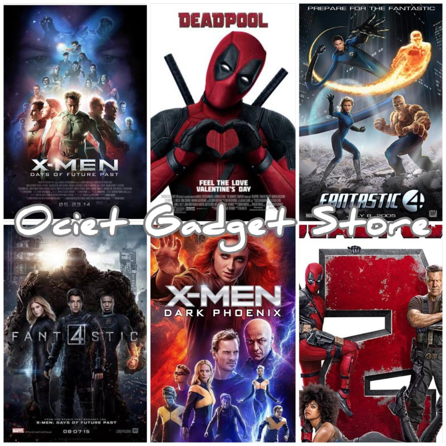 Flashdisk 32GB Film X-MenFantastic Four & Deadpool Bonus Otg