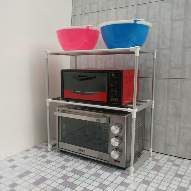 RAK MICROWAVE / RAK OVEN / RAK DAPUR / RAK TINGKAT / TEMPAT PENYIMPANAN PORTABLE / MICROWAVE STORAGE