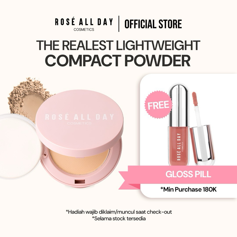 Rose All Day - The Realest Lightweight Compact Powder