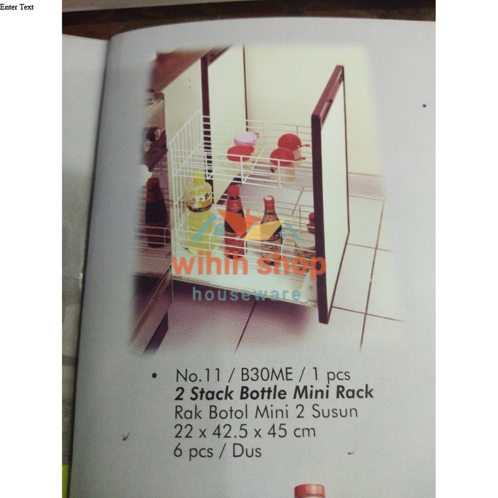 TERMURAH!!! COD!!! FREE ONGKIR!! Rak Piring Modelline Rak Botol Mini 2 Susun B30ME