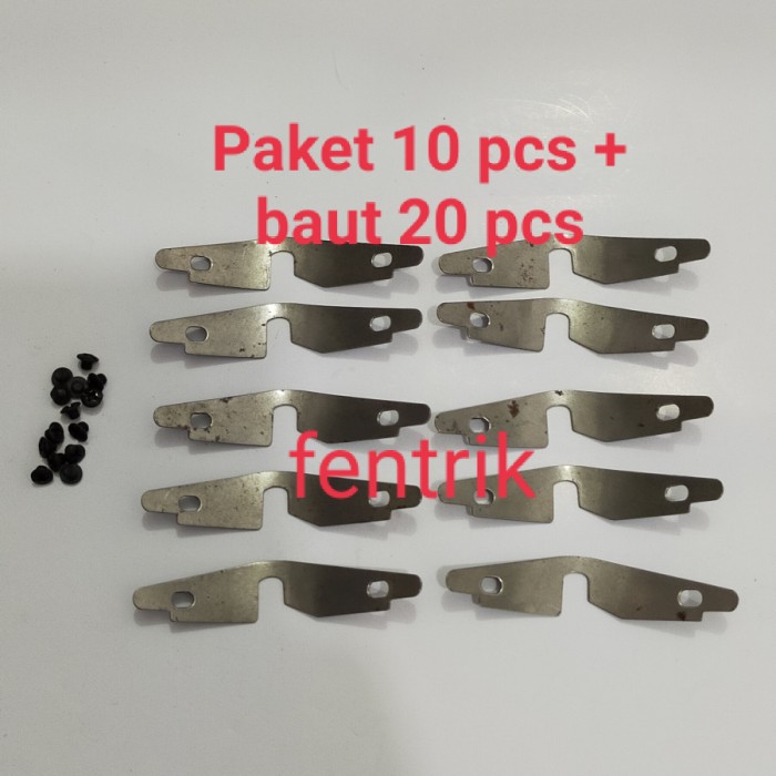 paket 10 pcs Per + Baut kulit bawang blok mesin jahit singer butterfly traditional