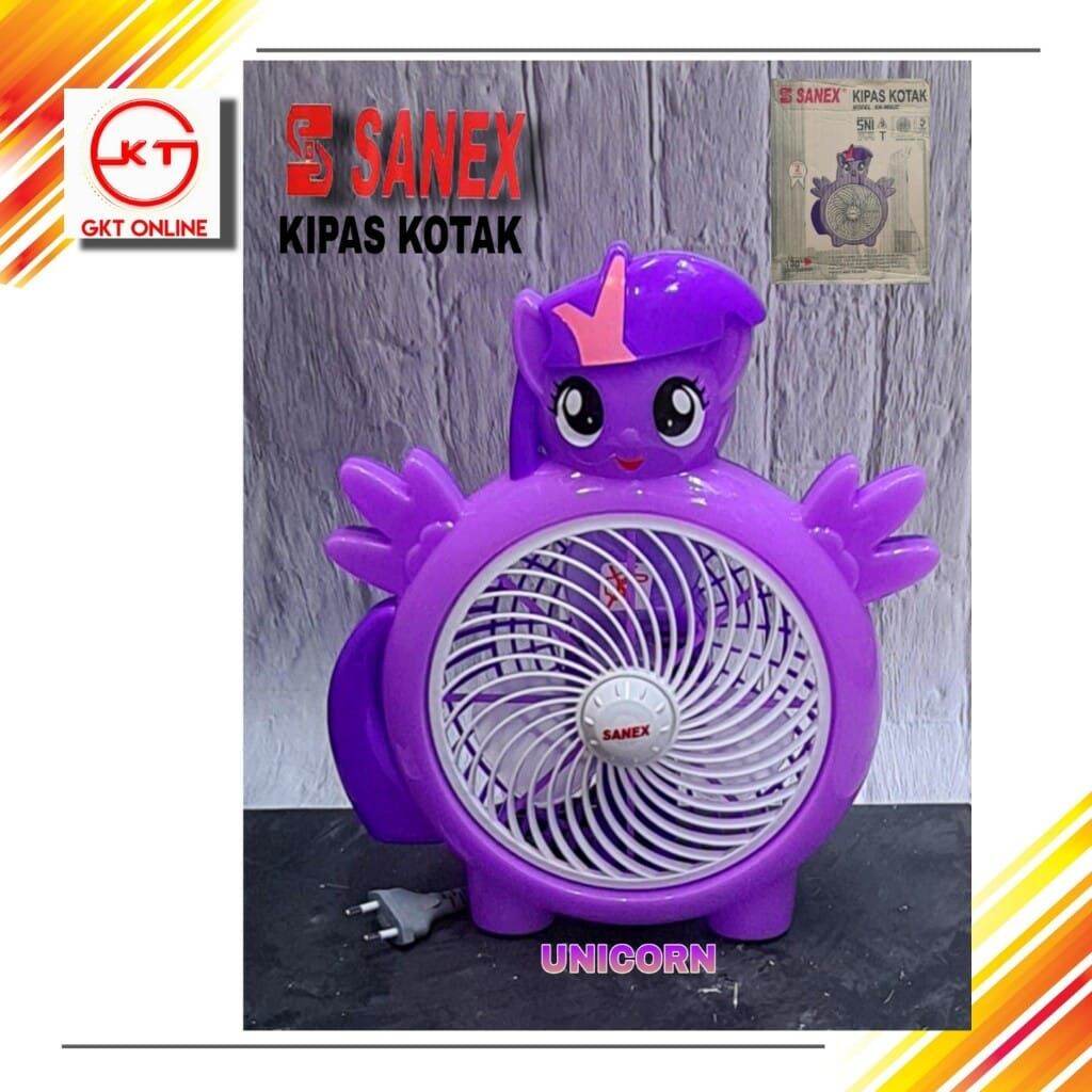 Kipas Angin Karakter Unicorn Sanex / Mini Fan Listrik karakter
