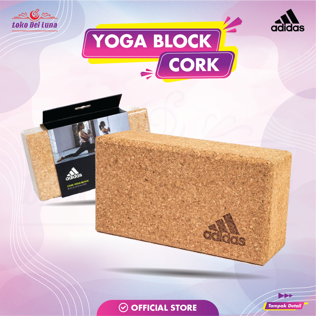 Balok Yoga ADIDAS CORK YOGA BLOCK
