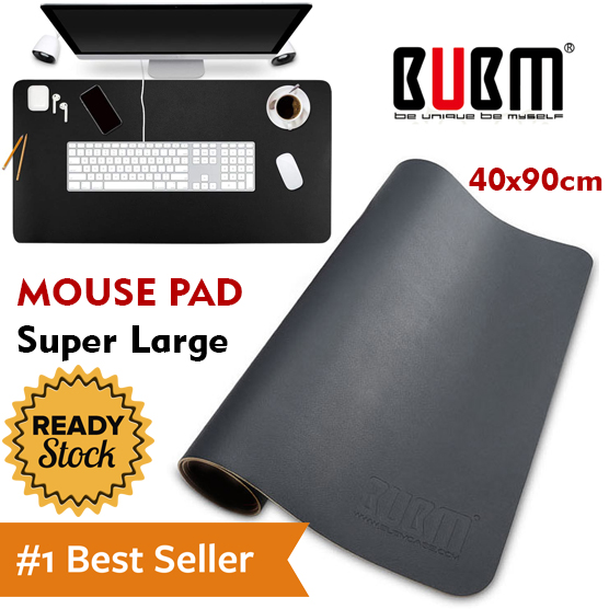 Mousepad Mouse Pad Desk Mat Bahan Kulit PU Leather Mousepad Gaming Super Lebar Anti Slip Back Alas Tatakan Mouse Komputer PC Laptop Notebook NB Netbook Computer Profesional Gamers Soft Smooth Halus Sp
