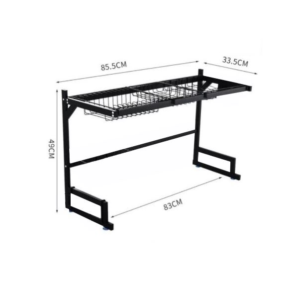 Rak Wastafel Minimalis Rak Piring Stainless Steel Rak Cuci Piring Dapur Rak Penyimpanan Piring