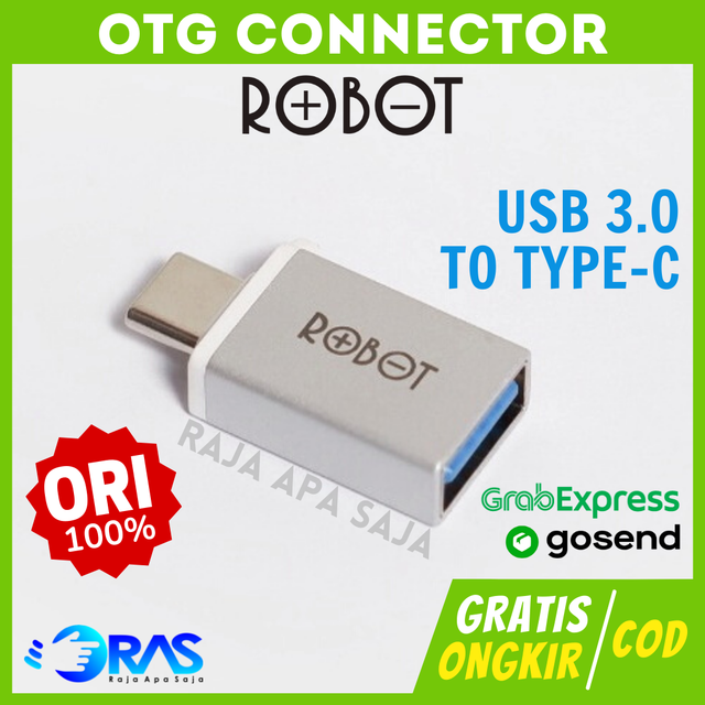 Konektor OTG USB 3.0 To Type C - Adaptor OTG Tipe C USB To C | Sambungan OTG | OTG HP ke USB | Sambungan Type C | OTG Tipe C to USB | Adaptor Flashdisk OTG HP | OTG C | USB To Type C | USB HP | USB OTG [OTG 04]