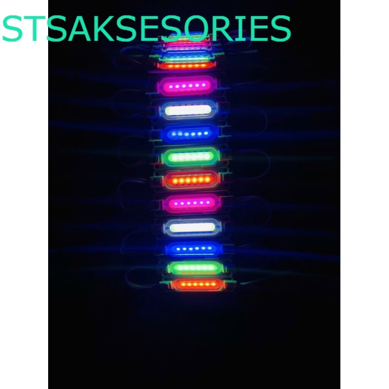 Lampu LED RGB 12Volt ( 20 Pcs ) Kolong Mobil / Sepeda Motor / Becak