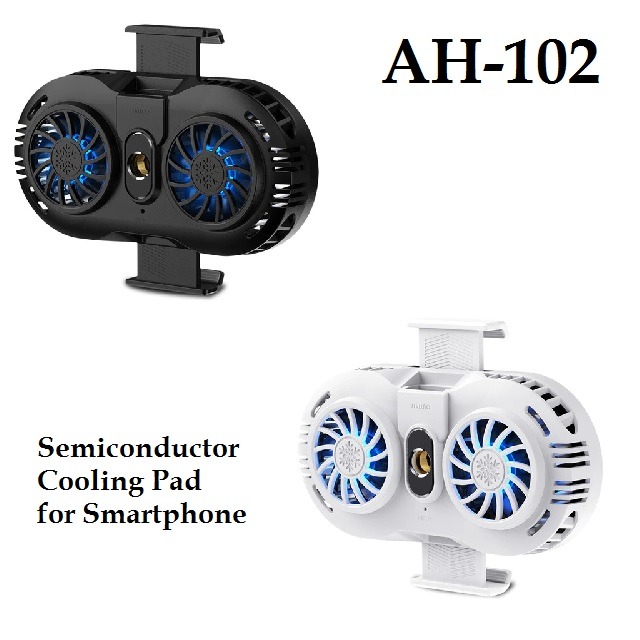 AH-102 - Semiconductor Mobile Phone Cooler Cooling Pad Dual Fan