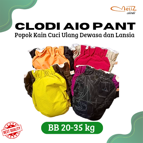 Popok Dewasa Pampers Dewasa BB 20-35 KG Popok Cuci Ulang Cloudy Popok Kain