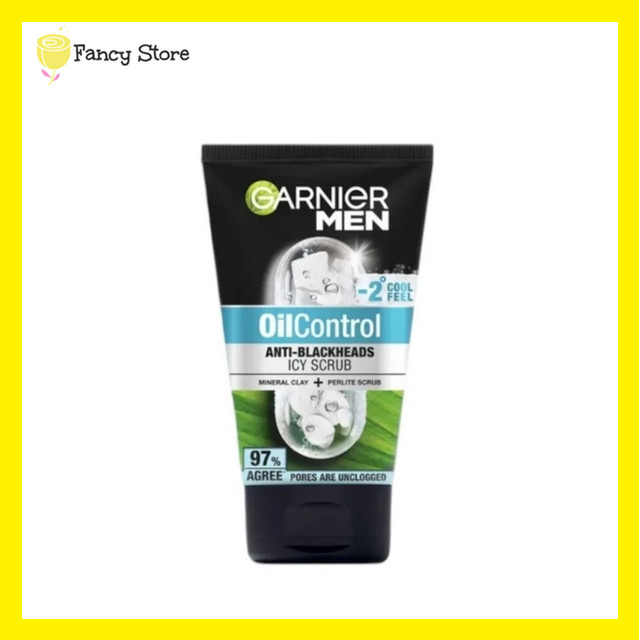 Garnier Men [100-ICS] Oil Control Icy Scrub 100 ml