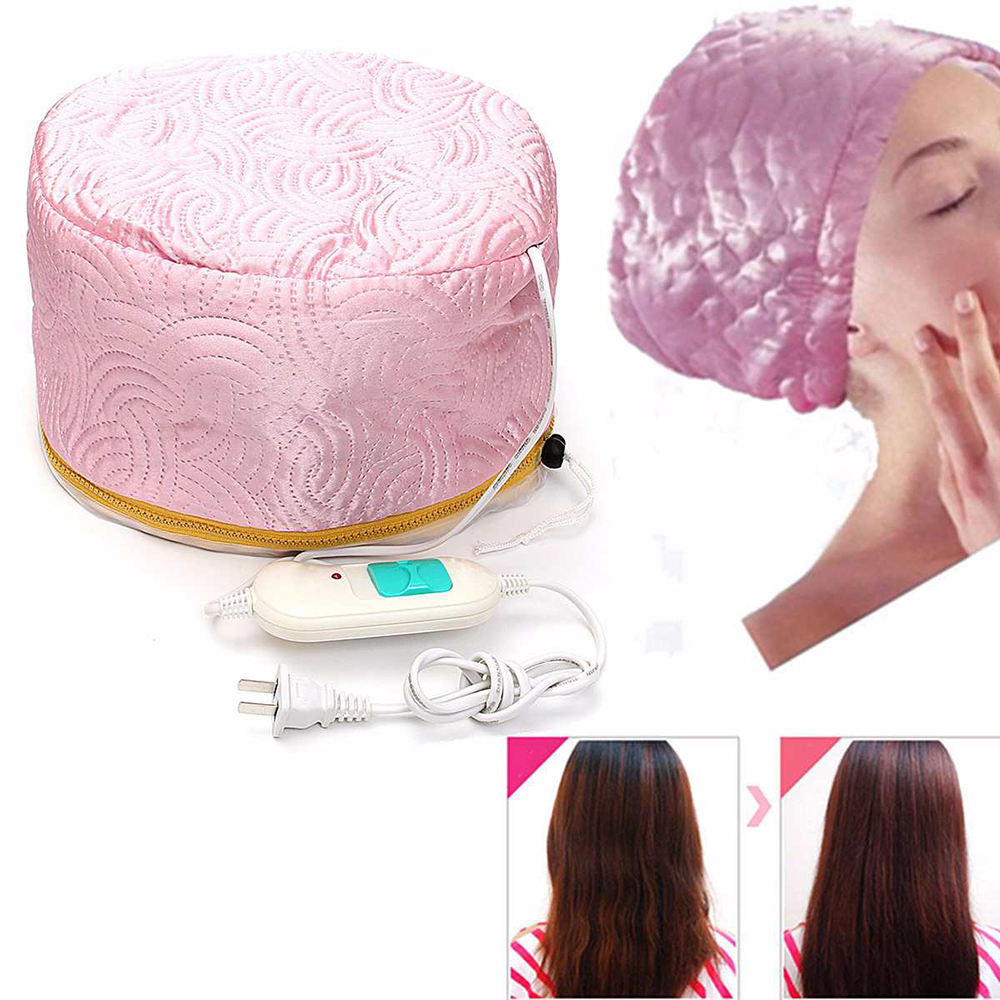Hot Steamer SPA Rambut Thermal Treatment Heated Cap / Alat Spa Rambut Masker Elektronik/ Alat Uap Panas Spa Profesional / Cap Penutup Kepala Topi Creambath Di Rumah Salon Spa High Temperature / Perala
