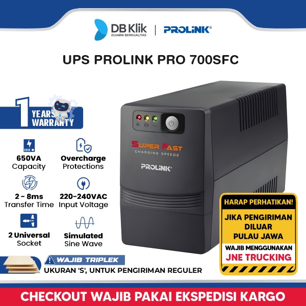 UPS Prolink Pro 700SFC 650VA