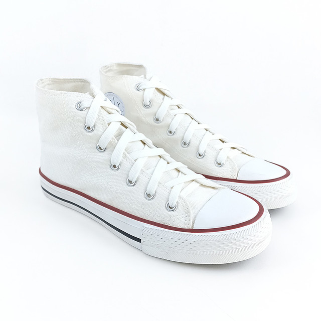Sepatu Pria Sneakers Sekolah Kanvas Kasual Fashion Style Remaja Bertali Model Tinggi COD SPT-08