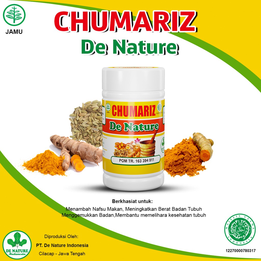 CHUMARIZ DE NATURE Penggemuk Badan Pria Dan Wanita Ampuh Pengemuk Badan
