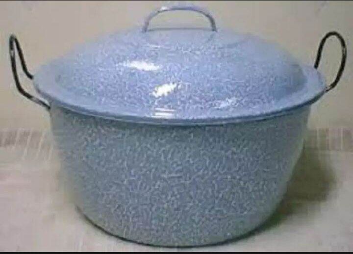 Panci Blirik | Panci Burik Kuping Tebal | Panci Masak Jadul | Panci Hajatan | Panci Burik Enamel No. 30 36 40 45 cm