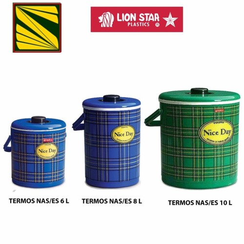 Termos Nasi & Es | Ice Bucket | Rice Bucket | Lionstar 6 8 10 dan 125 Liter