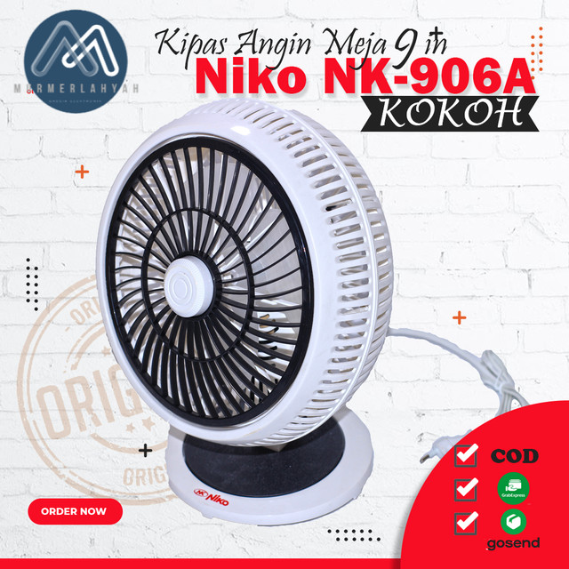 Murah / Kipas Angin Meja NK 906A 9 in / Original / Terlaris / kipas meja niko 906 a 906a