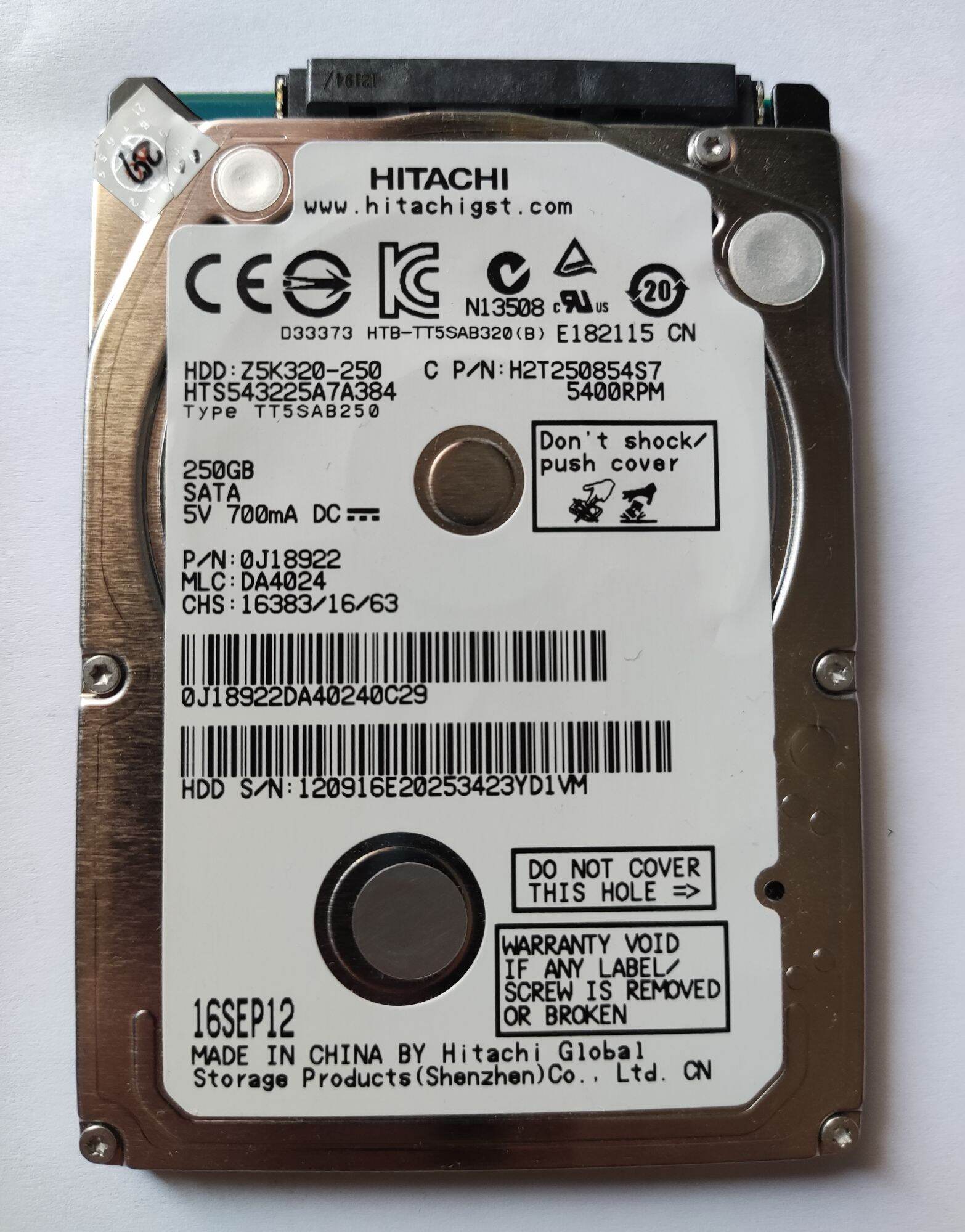 Hardisk Internal Laptop / Hardisk PS3 SATA 2.5 160GB -- 500GB