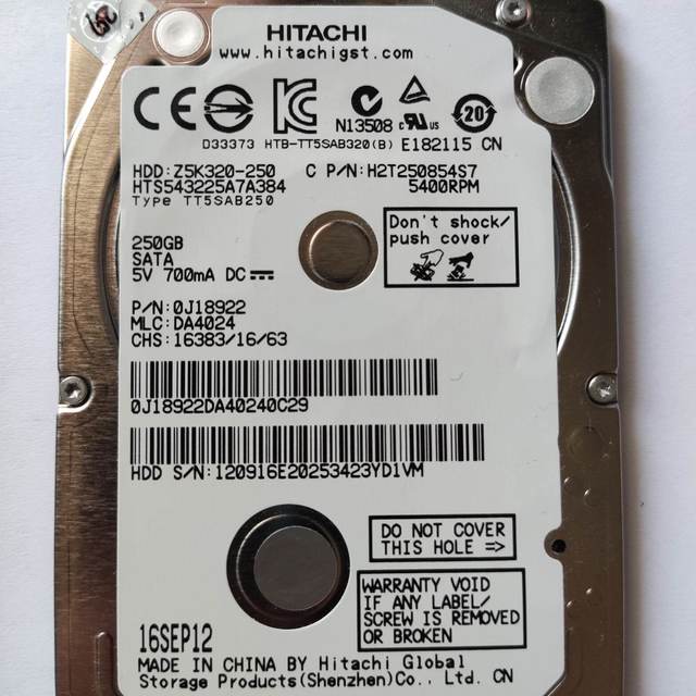 Hardisk Internal Laptop / Hardisk PS3 SATA 2.5 160GB -- 500GB