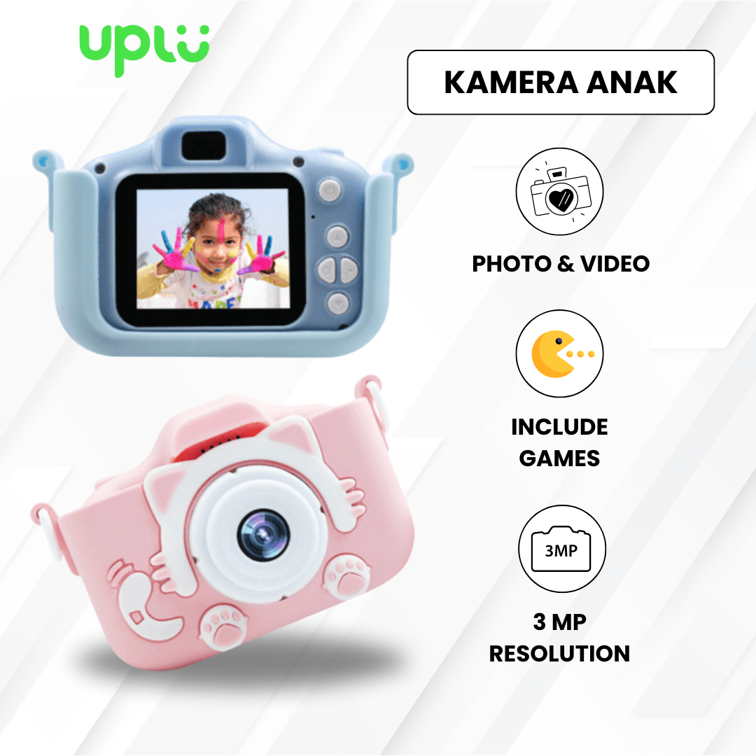 UPLU Kamera Anak Mini Digital Mini Camera For Kids Camera Foto Video / Kamera Digital Anak Hadiah / Kamera Foto Video / Kids Camera 1080p