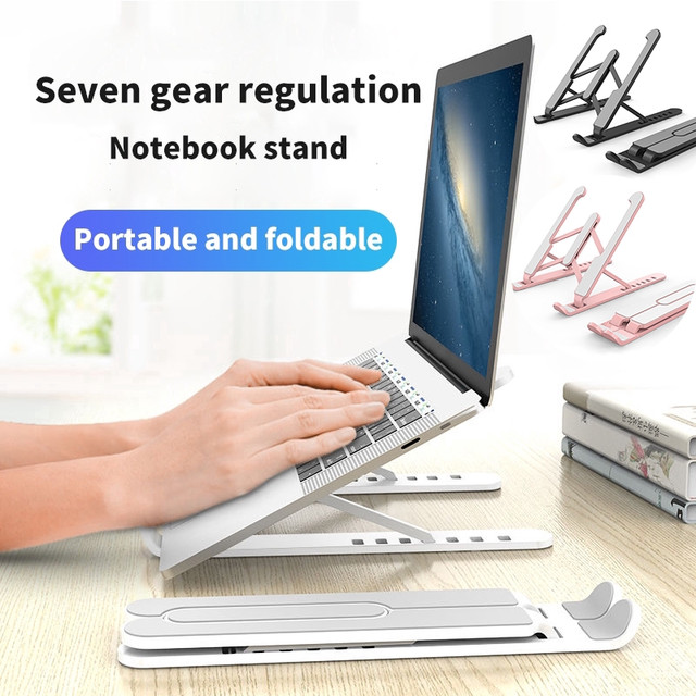 LAPTOP STAND PET P1 | HOLDER LAPTOP STAND LIPAT ADJUSTABLE MULTIFUNGSI - FOLDABLE DESKTOP LAPTOP HOLDER