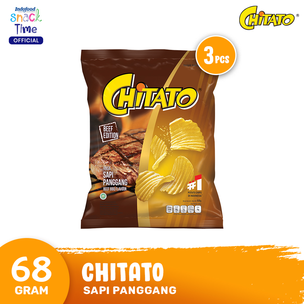 Baked beef Chitato 68 GR-3 PCs