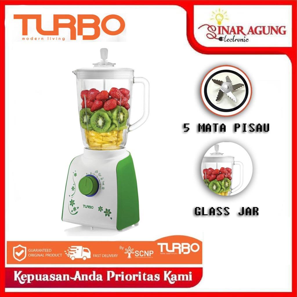 TURBO BLENDER KACA EHM8098 EHM 8098 - [ 2LTR / 5 MATA PISAU ]
