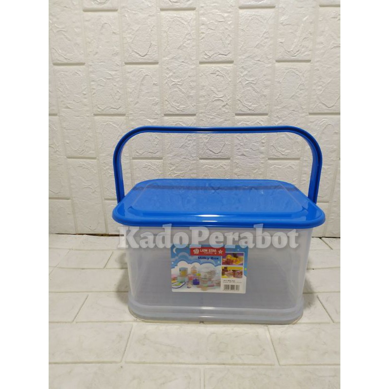 box tenteng plastik - box jualan kecil - box barang - milky box jx-5 LS