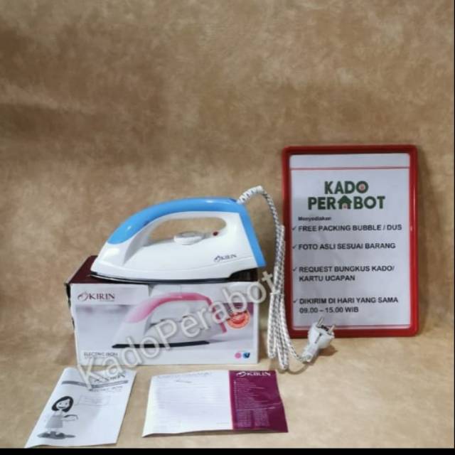 Setrika Kirin kei -320 N Garansi 1tahun & Original