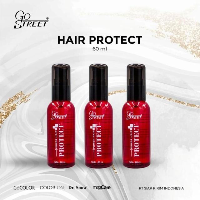 Go Street Power Hair Protect 60ML - Vitamin serum rambut rusak kemasan 60ml
