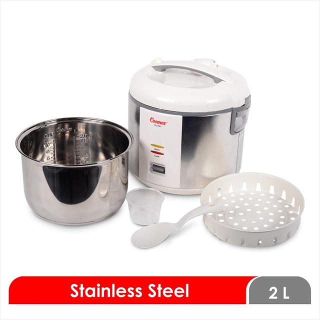 Rice Cooker Magic Com Cosmos Stainless Steel Kapasitas 2 Liter CRJ-9303 / CRJ 9303