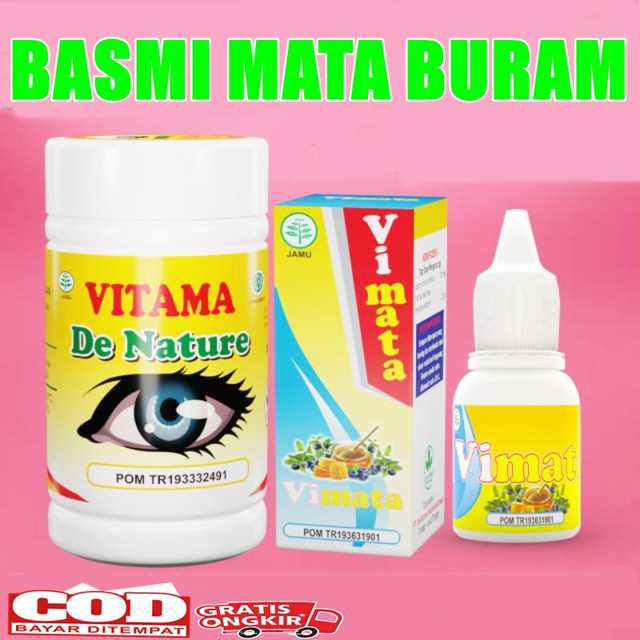 Obat Mata Buram Jarak Jauh Dekat paling Ampuh Herbal Tetes Penglihatan Mata Buram Sebelah Ngebayang Kering Berair Peroduk Cina Kapsul Vitamin Mengatasi Mata Kabur Buram Plus Minus dan Pusing karna Diabetes Pil Vitama BONOS Tetes Vimata de Nature Ori