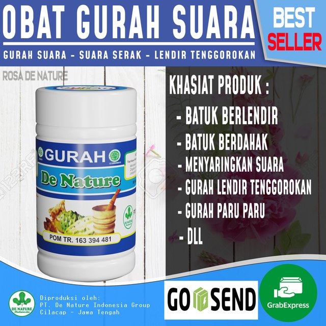 Obat Gurah Suara Merdu Dan Panjang - Obat Gurah Lendir Tenggorokan - Obat Gurah Paru - Obat Menyaringkan Suara - Obat Gurah Herbal - Obat Sakit Tenggorokan - Obat Batuk Berdahak