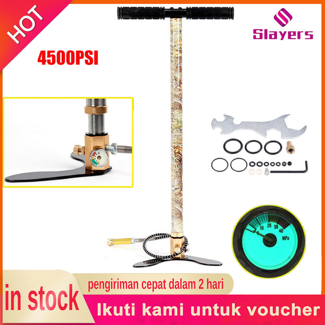 300bar 30mpa POMPA PCP MURAH BARACUDA KAKI LIPAT 4500 PSI STAINLESS STEEL